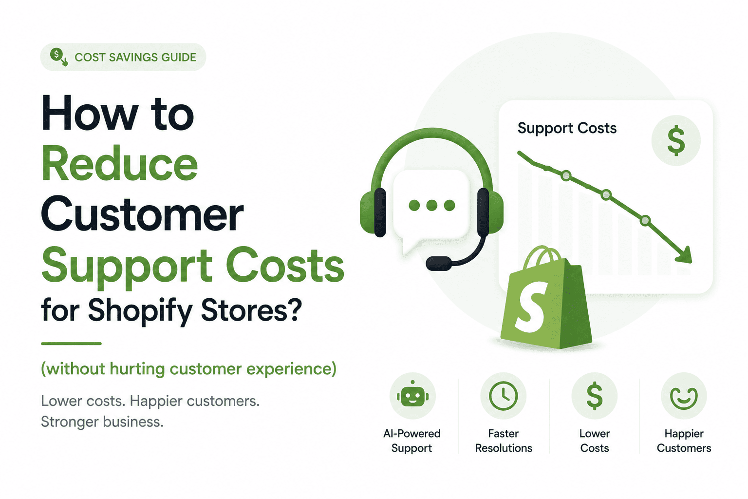How to Reduce Customer Support Costs for Shopify Stores