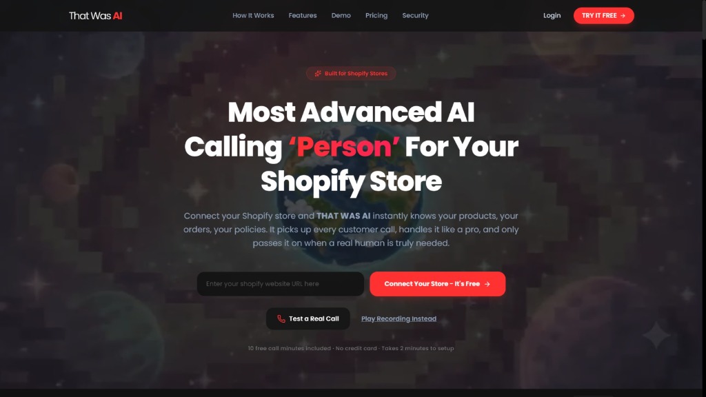 That Was AI Platform Screenshot